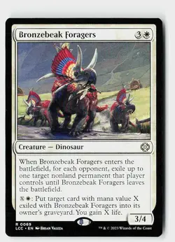 Bronzebeak Foragers Normal R Commander: The Lost Caverns of Ixalan 69 NM - Image 1
