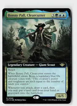 Bonny Pall, Clearcutter (Extended Art) Foil R Outlaws of Thunder Junction 349 NM - Image 1