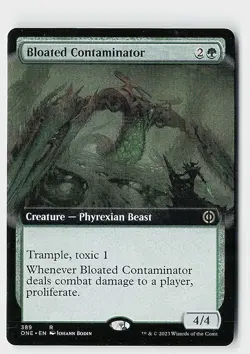 Bloated Contaminator (Extended Art) R Phyrexia: All Will Be One 389 NM - Image 1