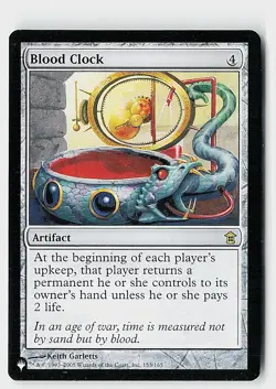 Blood Clock R The List Reprints 153/165 NM - Image 1