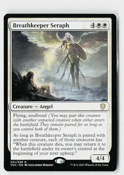 Breathkeeper Seraph R Commander: Innistrad: Crimson Vow 31 NM - Image 1