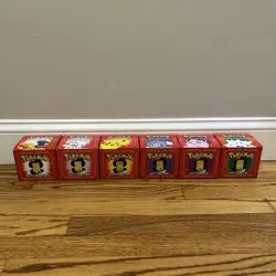 Pokemon 23k Burger King Gold Plated Trading Card Set Red Box Lot Of 6 - Sealed - Image 4