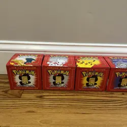 Pokemon 23k Burger King Gold Plated Trading Card Set Red Box Lot Of 6 - Sealed - Image 5