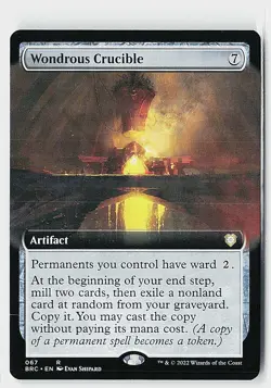 Wondrous Crucible (Extended Art) R Commander: The Brothers' War 67 NM - Image 1