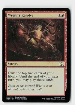Wrenn's Resolve Foil C March of the Machine 173 NM - Image 1