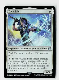 Zack Fair Foil U FINAL FANTASY 45 NM - Image 1