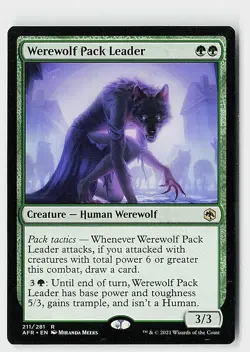 Werewolf Pack Leader R Adventures in the Forgotten Realms 211 NM - Image 1