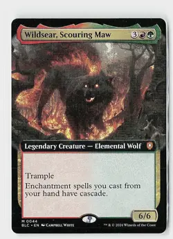 Wildsear, Scouring Maw (Extended Art) M Commander: Bloomburrow 44 NM - Image 1