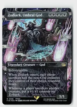 Zodiark, Umbral God (Borderless) Foil R FINAL FANTASY 336 NM - Image 1