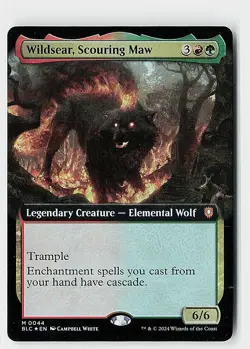 Wildsear, Scouring Maw (Extended Art) Foil M Commander: Bloomburrow 44 NM - Image 1