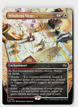 Windcrag Siege (Borderless) R Tarkir: Dragonstorm 392 NM - Image 1