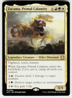 Zacama, Primal Calamity M Commander: The Lost Caverns of Ixalan 296 NM - Image 1