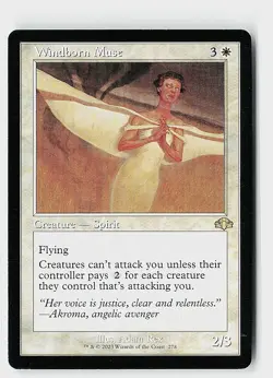 Windborn Muse (Retro Frame) R Dominaria Remastered 278 NM - Image 1