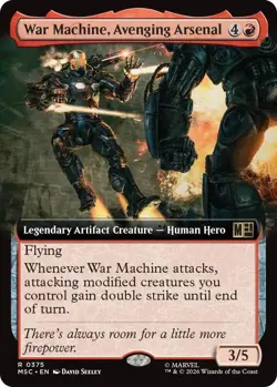 War Machine, Avenging Arsenal Extended Art Commander Marvel Super Heroes 375 NM - Image 1