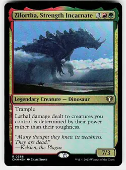 Zilortha, Strength Incarnate Foil R Commander Masters 366 NM - Image 1