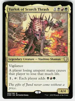 Yurlok of Scorch Thrash R Commander Legends 293 NM - Image 1