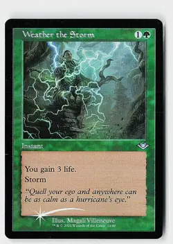 Weather the Storm (Retro Frame) Foil U Modern Horizons 24 NM - Image 1