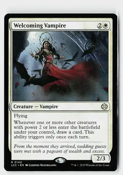Welcoming Vampire R Commander: Tarkir: Dragonstorm 140 NM - Image 1