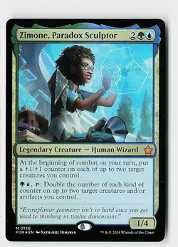 Zimone, Paradox Sculptor Foil M Foundations 126 NM - Image 1