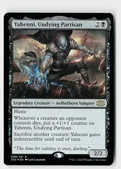 Yahenni, Undying Partisan Foil R Double Masters 2022 99 NM - Image 1
