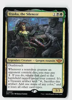 Vraska, the Silencer M Outlaws of Thunder Junction 237 NM - Image 1