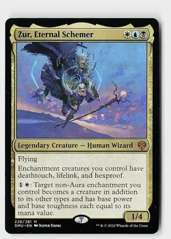 Zur, Eternal Schemer M Dominaria United 228 NM - Image 1