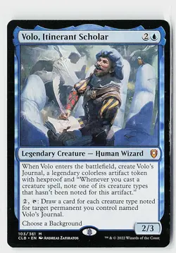 Volo, Itinerant Scholar M Commander Legends: Battle for Baldur's Gate 103 LP - Image 1