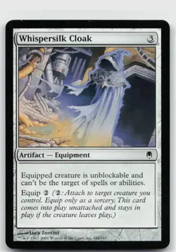 Whispersilk Cloak Normal C Darksteel 160 NM - Image 1