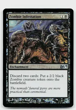 Zombie Infestation Foil U Magic 2012 (M12) 120 LP - Image 1
