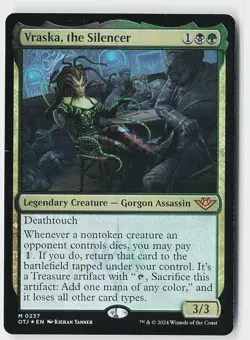 Vraska, the Silencer Foil M Outlaws of Thunder Junction 237 NM - Image 1