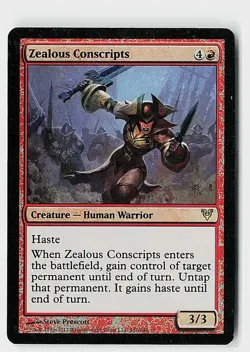 Zealous Conscripts Foil R Avacyn Restored 166 LP - Image 1