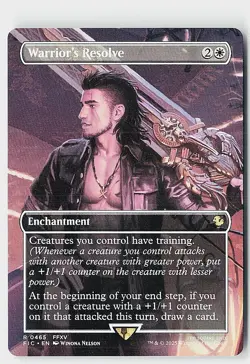 Warrior's Resolve (Borderless) R Commander: FINAL FANTASY 465 NM - Image 1