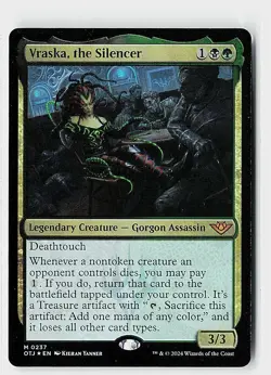 Vraska, the Silencer Foil M Outlaws of Thunder Junction 237 NM - Image 1