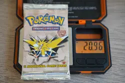 Pokemon TCG 1999 1st Edition Fossil Booster Pack Zapdos Art WOTC Sealed - Image 1