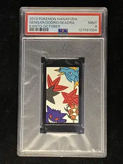 2013 Pokemon Hanafuda Gengar Dodrio Seadra PSA 9 GEM MINT Kanto October - Image 1