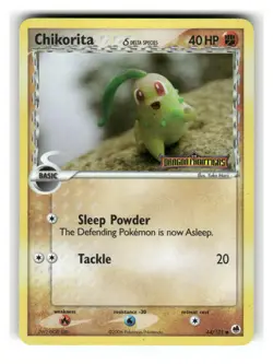 Chikorita 44/101 Common Dragon Frontiers Pokemon Reverse Holo MP - Image 1