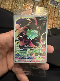 Pokemon Card Bulbasaur 133/132 Mega Evolution Stamped Promo - Image 1