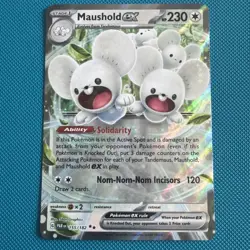 Maushold ex 155/182 Double Rare Paradox Rift Pokemon Holo Near Mint - Image 1