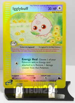 Pokemon TCG Card - Igglybuff (Skyridge Set) 67/144 Reverse Holo Common - Image 1