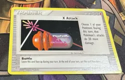 X Attack - Groundbreakers - 7/8 - Pokemon Trading Figure Game - Trainer - MP - Image 4