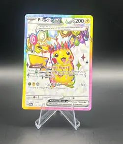 Pikachu ex 219/191 SV Surging Sparks Holo Tera Full Art Ultra Rare 200HP - Image 1