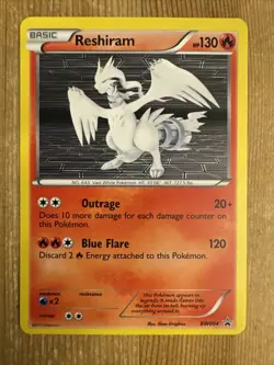 Reshiram - BW004 - Pokemon Promo Black & White Holo MP - Image 1