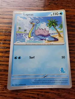 Pokemon Lapras Squirtle Stamped My First Battle Kit NEAR MINT - Image 1