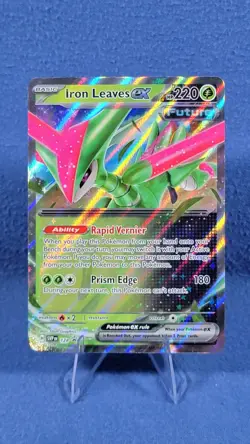 Pokemon Iron Leaves ex (128/237) Scarlet & Violet Black Star Promos NM HOLO - Image 1