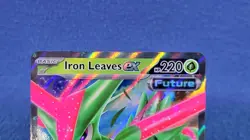 Pokemon Iron Leaves ex (128/237) Scarlet & Violet Black Star Promos NM HOLO - Image 2