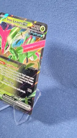 Pokemon Iron Leaves ex (128/237) Scarlet & Violet Black Star Promos NM HOLO - Image 5