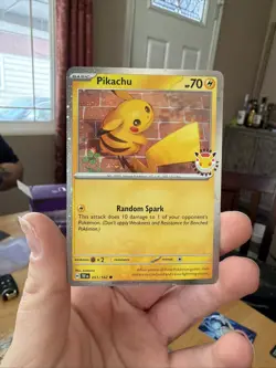 Pikachu Pokemon Day 2026 051/162 30th Anniversary Promo Pokemon TCG - Image 1