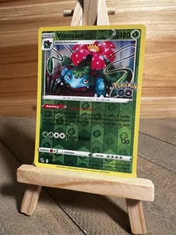 Pokemon Pokemon GO Holo Rare Venusaur #003/078 Reverse Holo LP - Image 1