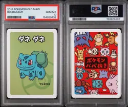 2019 POKEMON OLD MAID BULBASAUR PSA 10 - Image 3