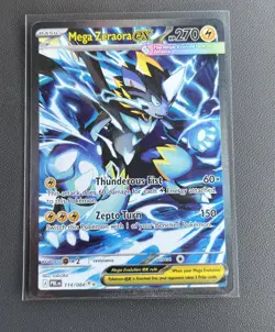 Mega Zeraora EX 114/084 Special Illustration Rare Pitch Black - Image 1